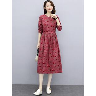 服装纸样高端麻棉902连衣裙女春款洋长袖碎花麻亚裙子裁剪样板图