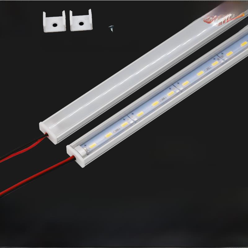 超薄led硬灯条12V24V手机柜台货架机床仪器设备5730细长条灯管