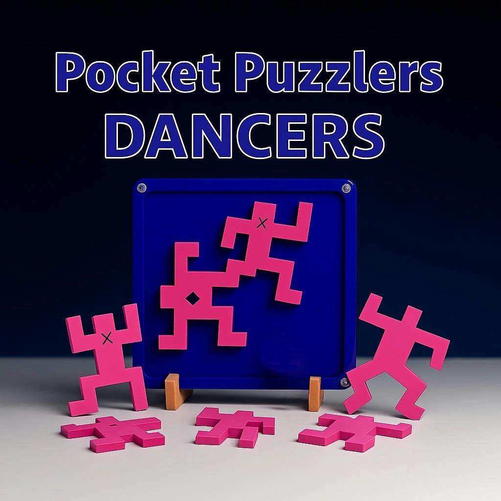 Hanayama舞者拼图Pocket Puzzlers Dancers 超难成人益智烧脑玩具