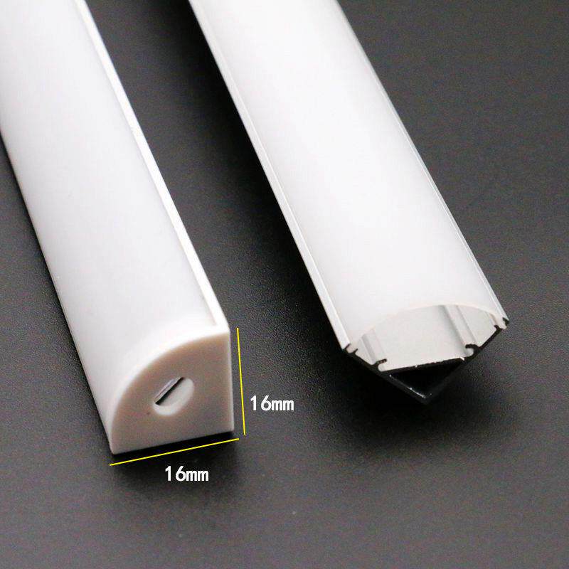 超亮led硬灯条12V45度V型橱柜灯条展柜货架酒柜吊柜长条明装灯管