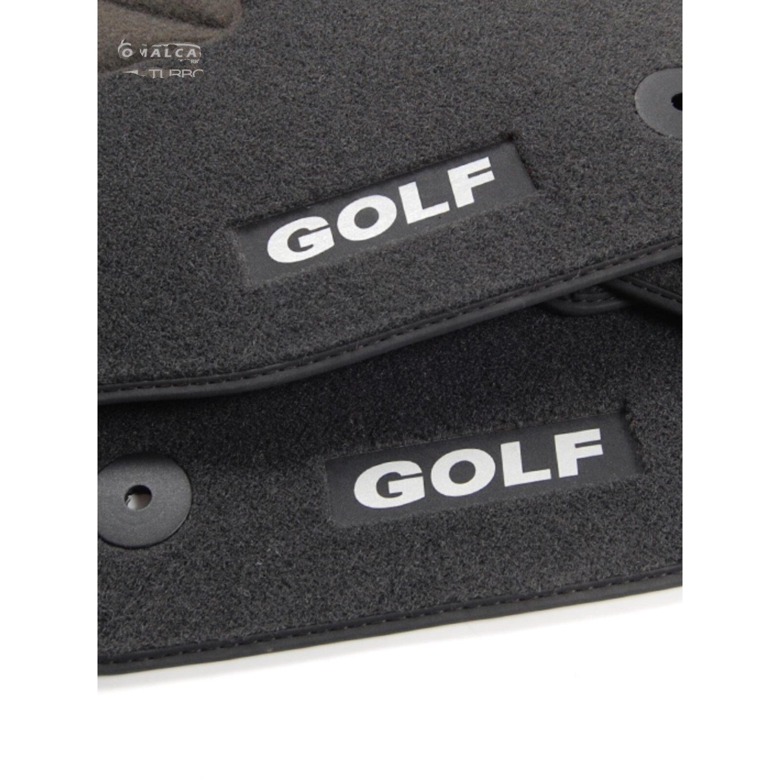 02-08年老款高尔夫4专用脚垫14-21高7原装位原车卡扣09-13GOLF6 8