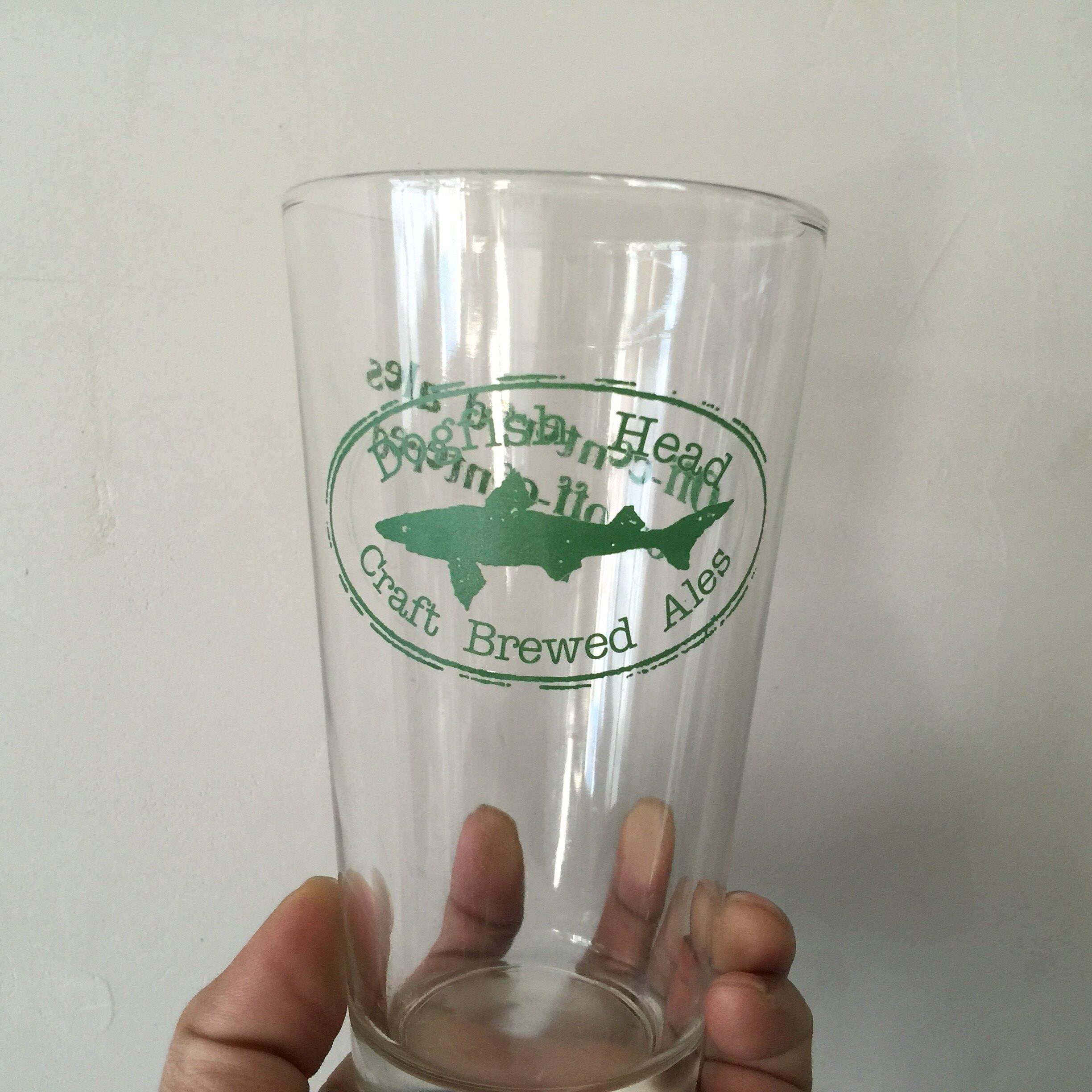 美国角头鲨Dogfish Head啤酒专用杯创意精酿玻璃杯饮料杯水杯包邮