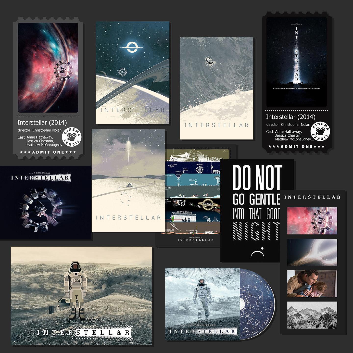 星际穿越电影冰箱贴磁贴装饰周边创意亚克力礼物磁吸Interstellar