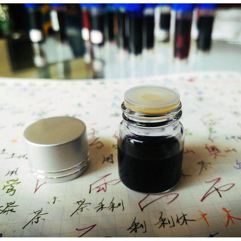[云停] 彩墨5ml 7ml分装瓶 0.5ml分装滴管 彩墨分装玻璃瓶