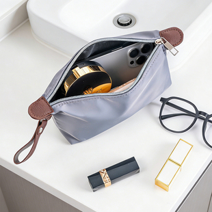 2025爆款 手提收纳包 轻奢简约高颜值大容量外出旅行便携化妆包数码
