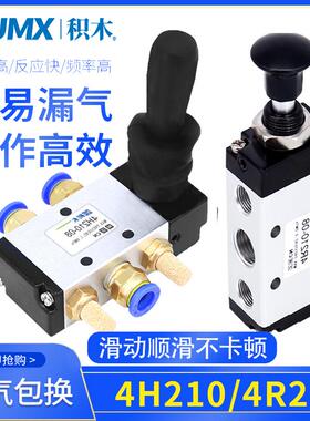 4H210一08手动换向阀4H310气动手板阀4R210-08手拉阀4L210 3H210