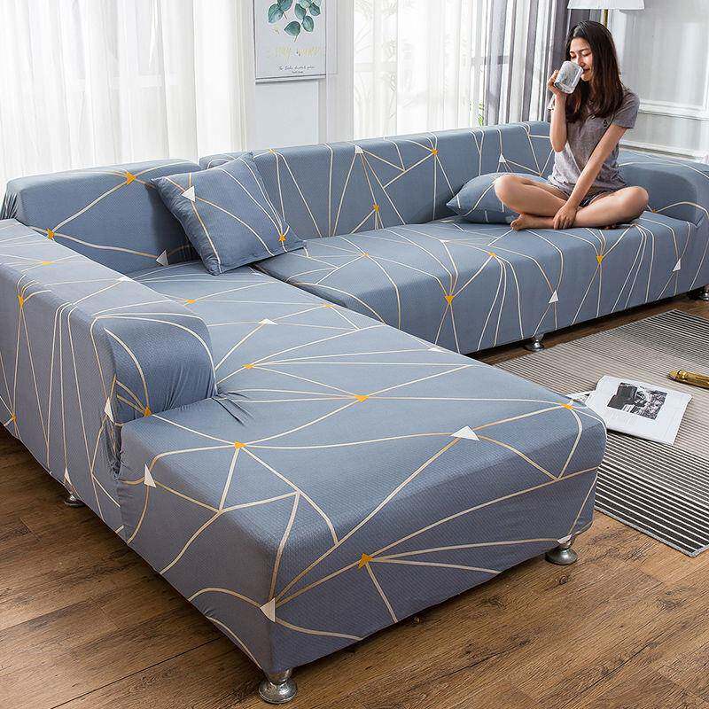 三座一贵妃沙发套全包高级感防猫抓l型组合万能弹力u型转角沙发罩