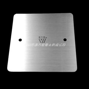 304 不锈钢86型底盒盖板120型暗盒挡板地插底盒盖子 明装线盒面板