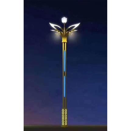 厂家供应大型景观灯led方形公园路灯太阳能庭院灯小区园林户外灯