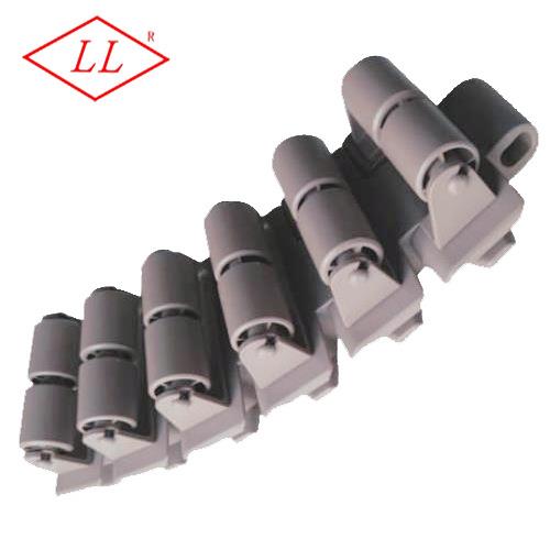 厂家供应聚甲醛POM塑料转弯链板880TAB-K25G小摩擦力输送配件