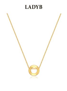 LADYB镀金高保色女气质百搭项链