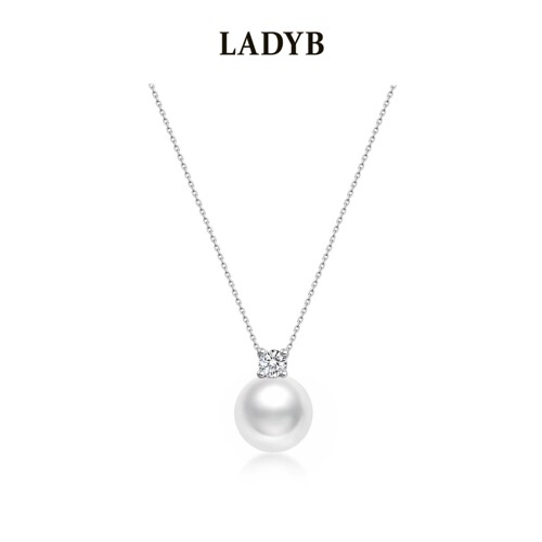 LADYB戴妃王妃锆石珍珠项链气质
