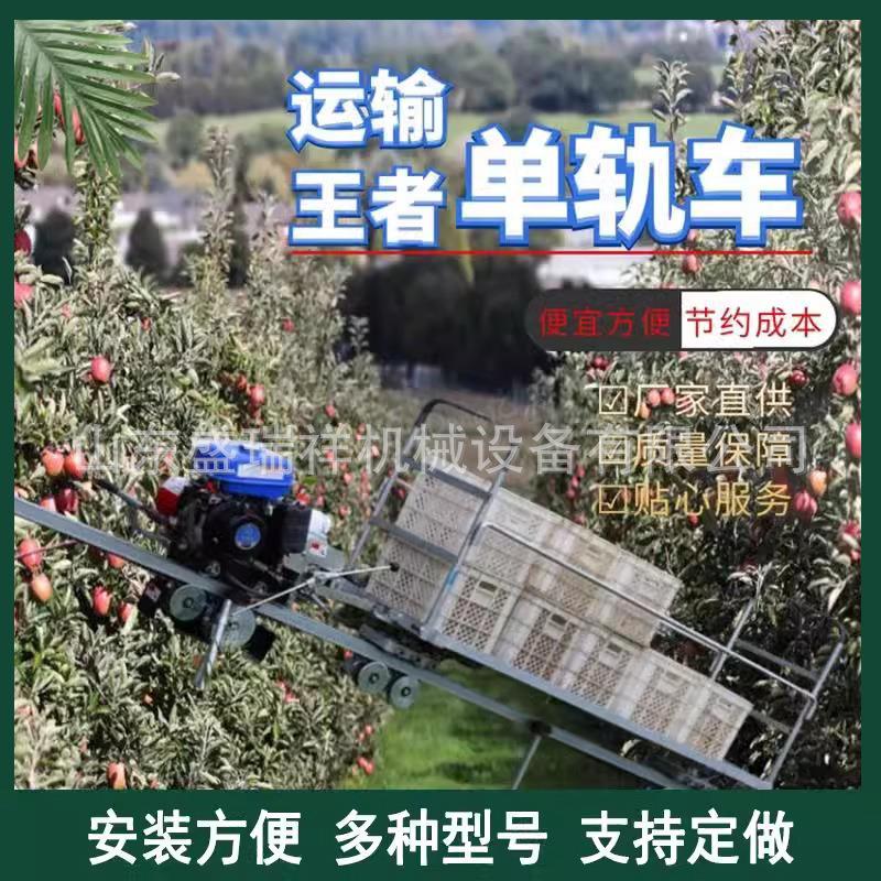 山地单轨运输车农用果园全地形复杂路况搬运输农机设备柴油汽油机