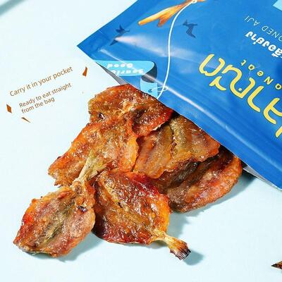 泰国进口调味小鱼乾PlaNeat芭腻烤鰺鱼片高蛋白休闲办公解馋零食