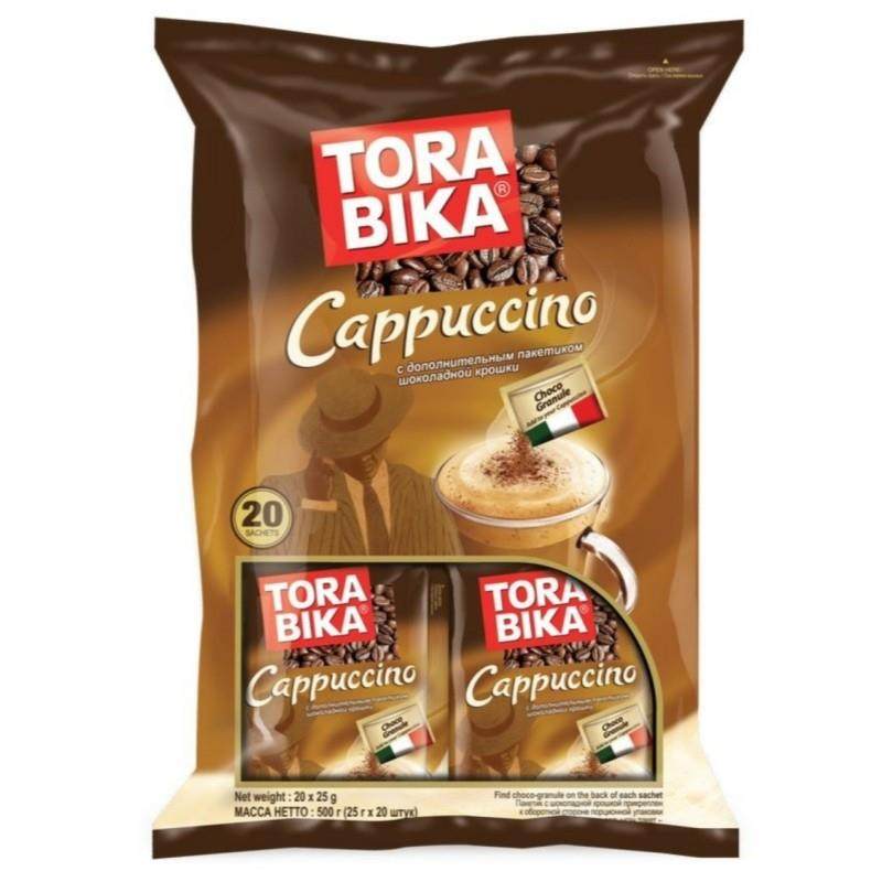 进口卡布奇诺咖啡印尼TORABIKA俄罗斯风味速溶意式三合一玛奇朵