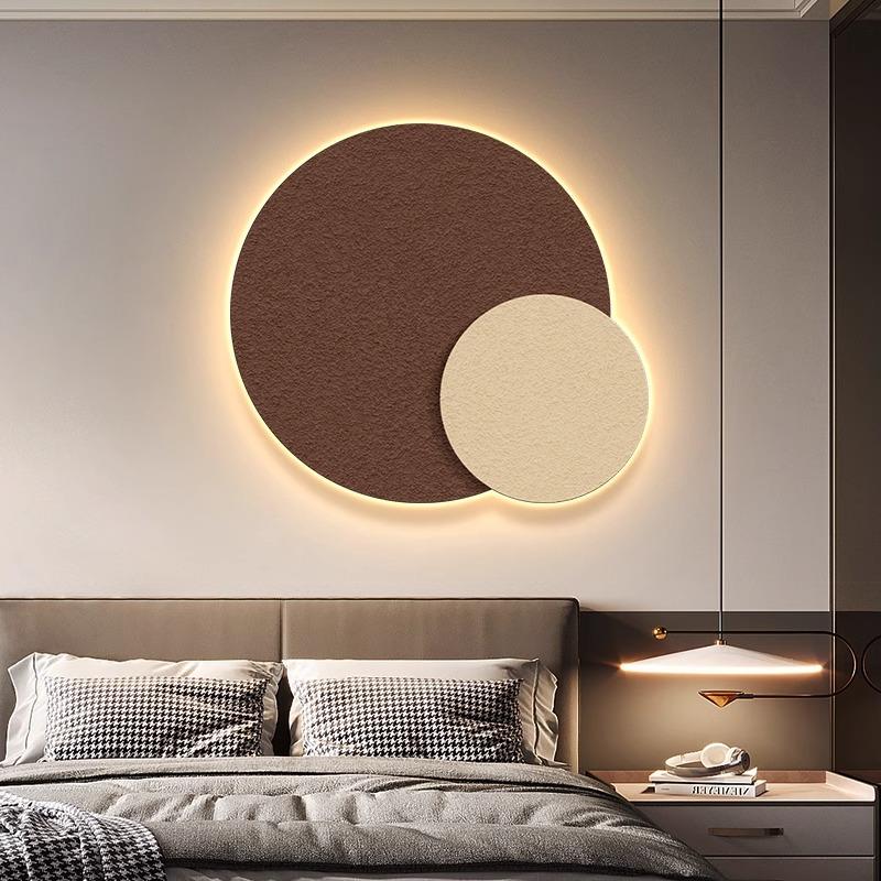 意大利Normcore床边砂岩装饰光画客人餐厅卧室房间壁画现代无障碍