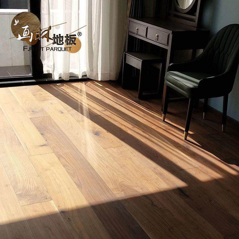 画林地板 进口北美黑胡桃三层实木地板锁扣家用环保地暖鱼骨拼花,家装主材,实木复合地板,淘宝优惠券,粉丝福利购,淘宝优惠卷