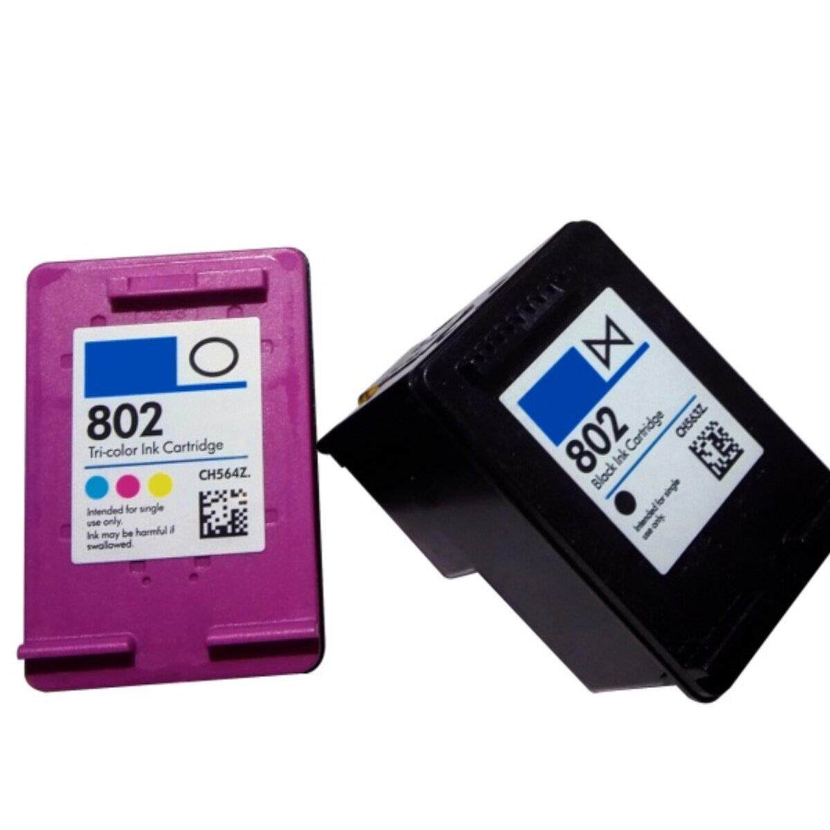 兼容Hp802墨盒黑色彩色Hp1050 Hp1000 Deskjet1510 1010 2050打印