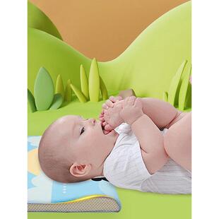 领织儿童亲水绵枕头可水洗枕芯记忆棉枕2-8岁护颈枕学生枕头凉感