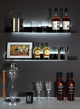 样板房酒柜装饰家居陈设墙面挂饰吧台桌人工酒Xo系列道具