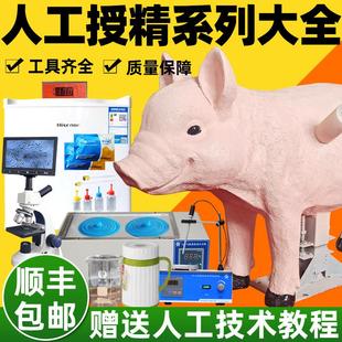 猪用人工授精设备假猪台显微镜稀释精液公猪采精架养殖场器材大全