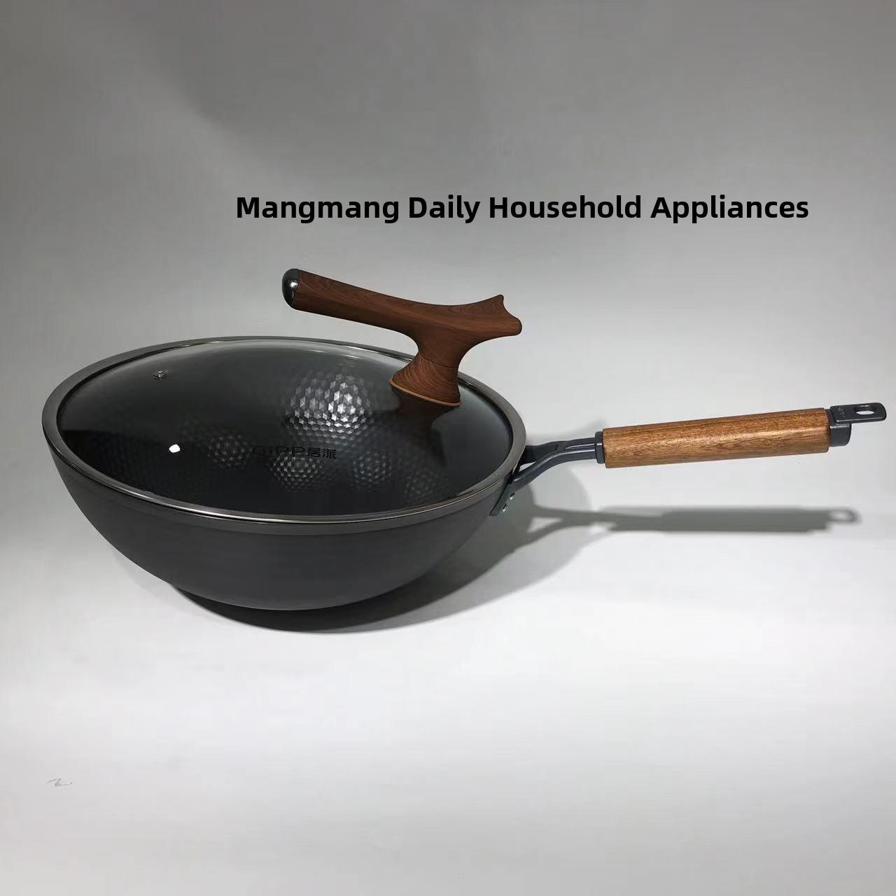 Jupu Gipp轻量级极铁锅日式圆底锅32厘米防锈健康无涂层燃气灶