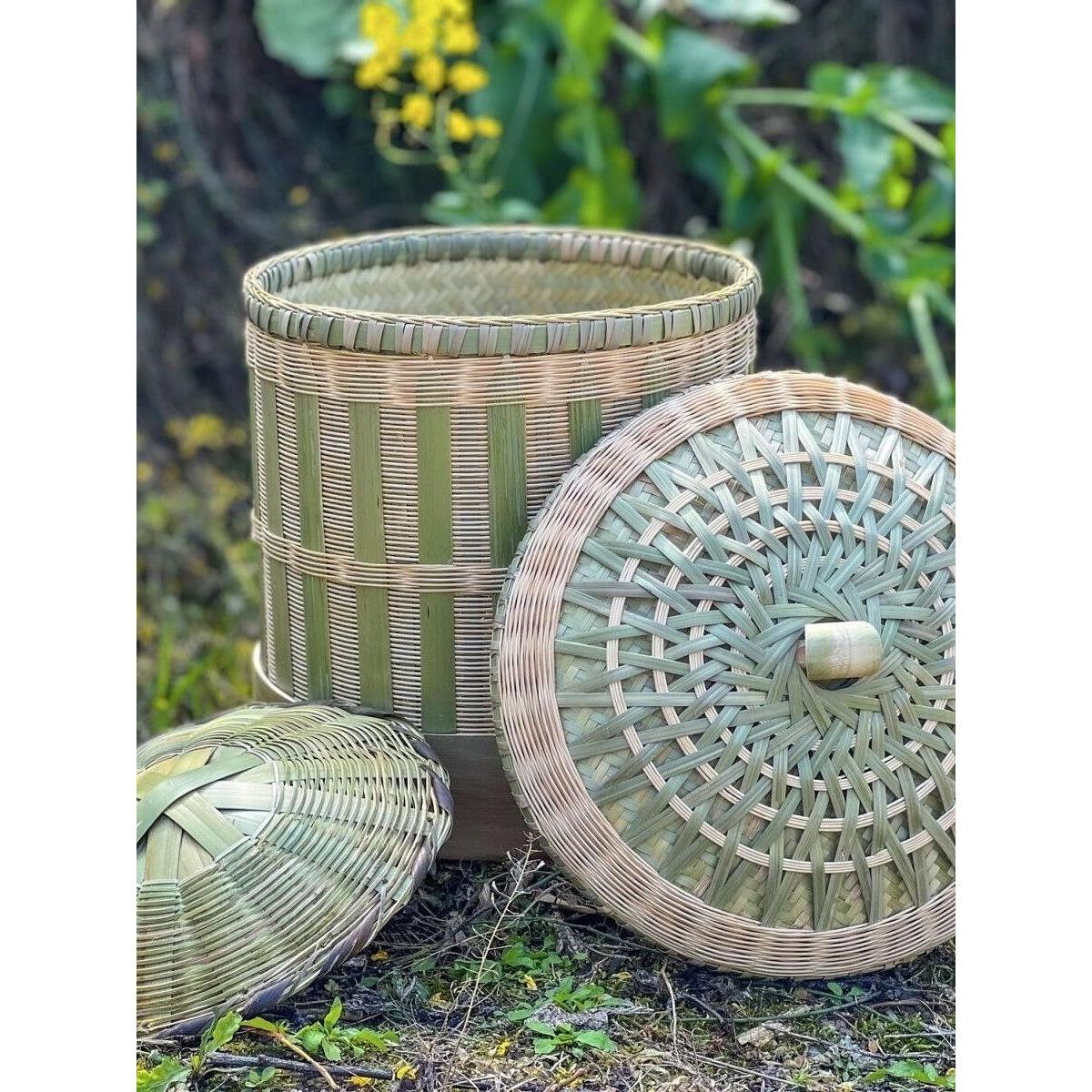 四川传统竹桶甑子老式纯手工编织家用商用厨房蒸饭竹编竹制品用具