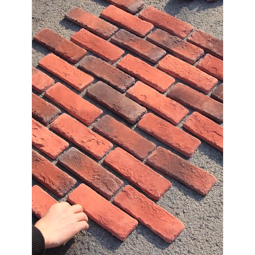 古建筑文化石古色砖覆古艺术红砖房子外墙瓷砖电视背景墙覆古绿砖