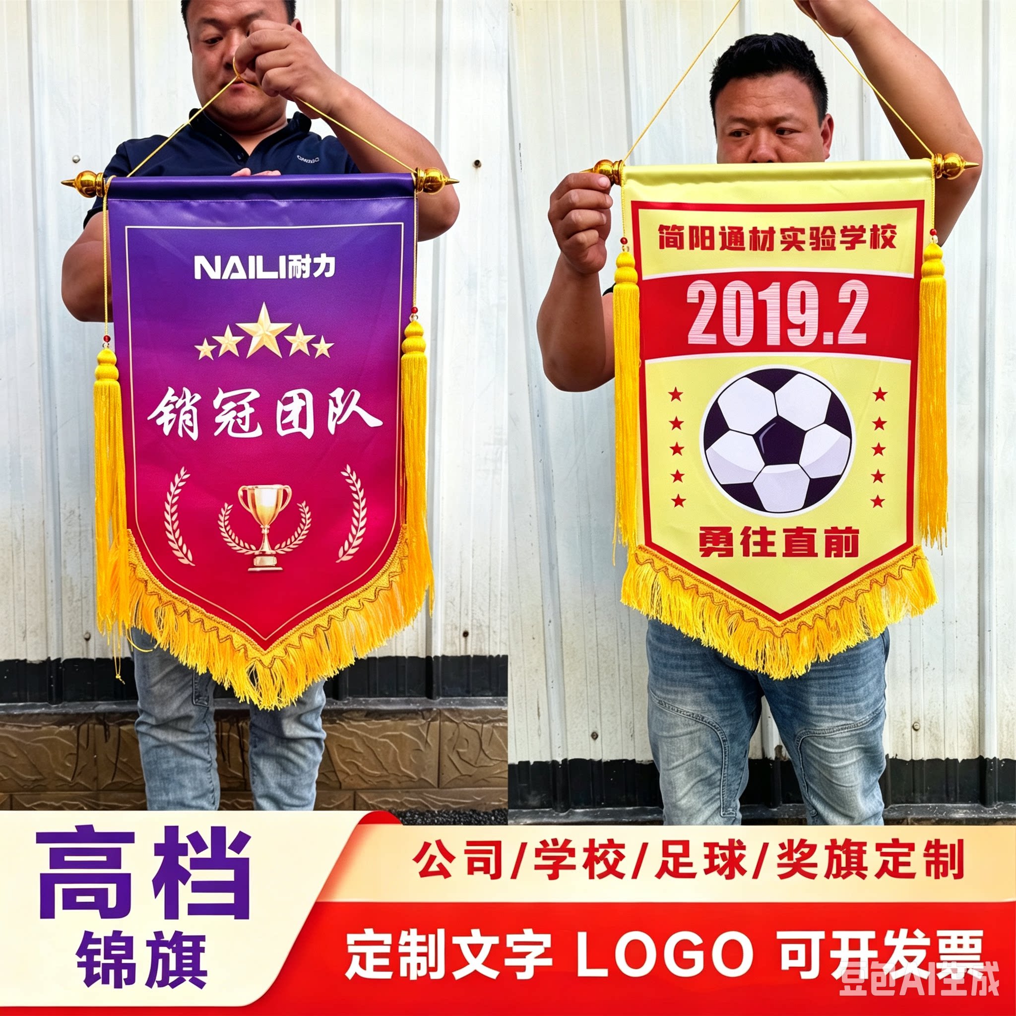 流动红旗定制企业公司表彰锦旗定做销售冠军优秀团队红黑旗足球队旗交换旗三角旗文明班级宿舍学校小锦旗定制