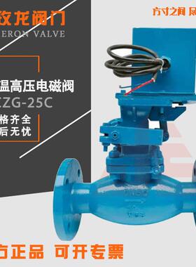 ZCZH/ZCZG高温高压电磁阀蒸汽导热油铸钢电磁阀先导直动电磁阀