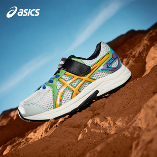 透气专业跑步鞋 Asics 男女童缓冲中底耐磨运动鞋 亚瑟士童鞋 25新款