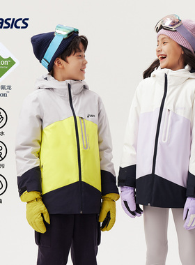ASICS/亚瑟士童装三防羽绒服派克服防风透湿羽绒服男女童保暖外套