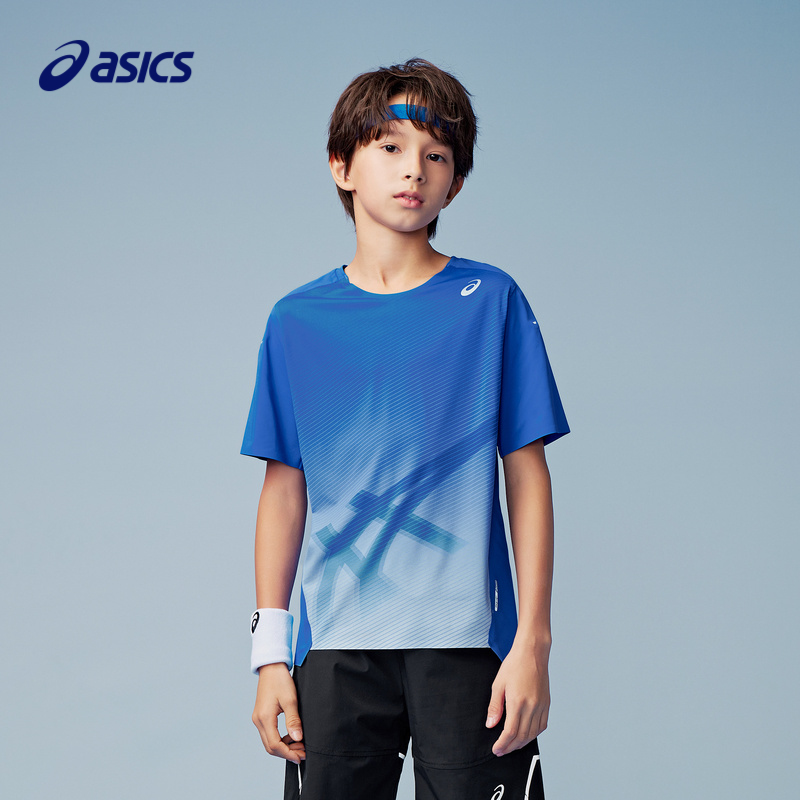 Asics/亚瑟士运动童装短袖