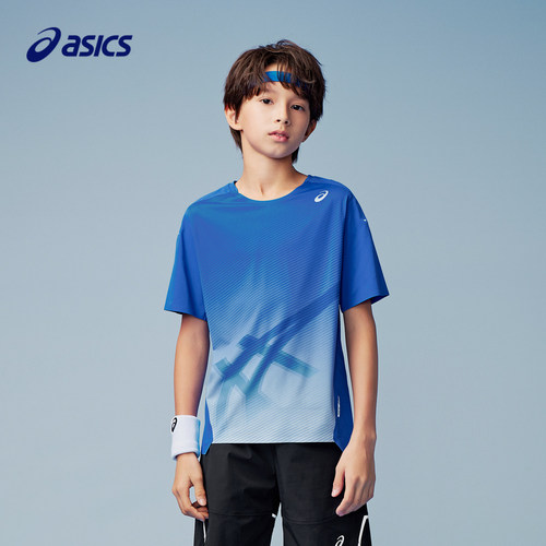 Asics/亚瑟士运动童装短袖