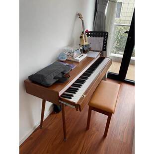 实木琴桌电子琴桌子88键电钢琴收纳桌音乐工作台编曲桌古筝收纳桌