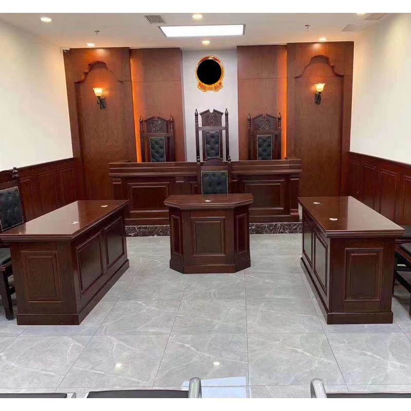 法官桌椅现货法官椅子法院椅子审判桌椅审判台模拟法庭桌椅定制