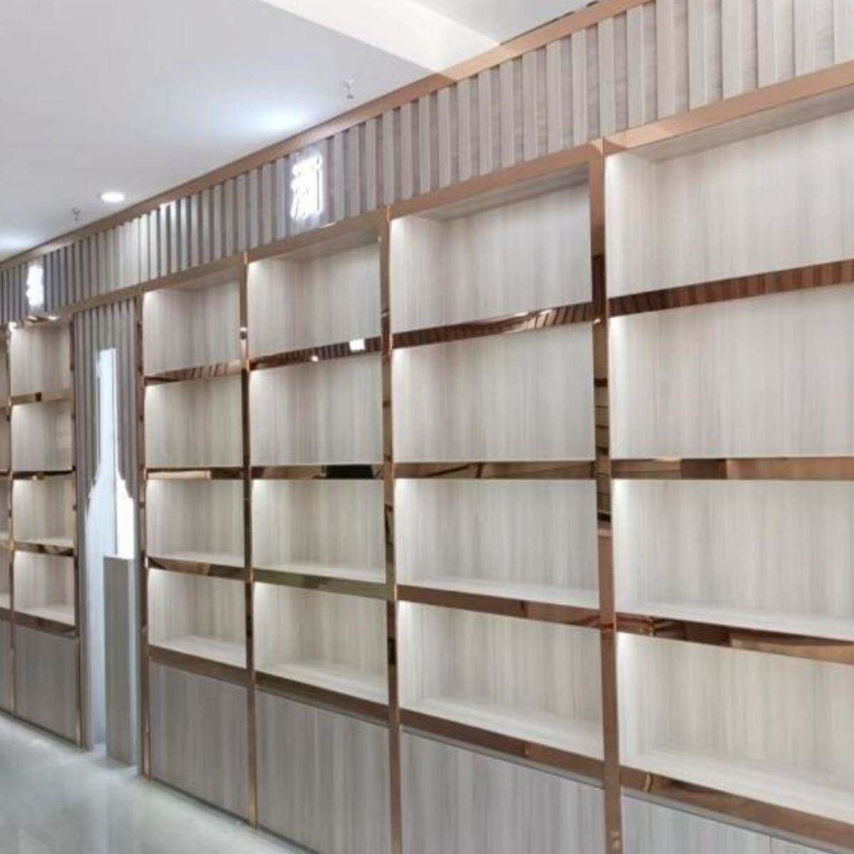 实木烟酒茶展示柜红酒白酒烤漆展柜超市烟柜转角收银柜台参茸药品