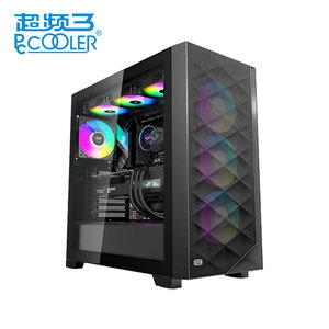 超频三风行C3 D510电脑机箱ATX主板台式机网孔360水冷主机外壳