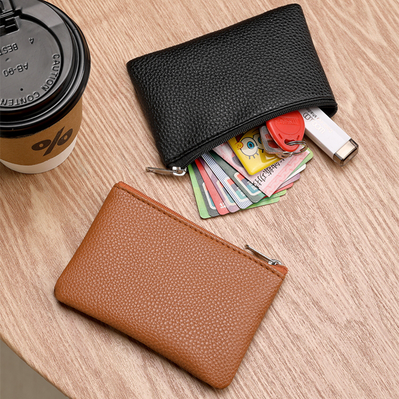 简约迷你超薄拉链硬币包