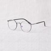 正品 匠司百眼搭覆古艺超金属圆轻框大小脸男女防辐射近视文全框镜