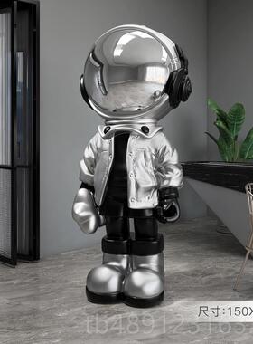 正品场宇航员型雕塑艺术摆件大落地商迎宾装品太空人办公室开业送