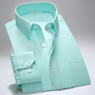 印字定G做衬绣LOO班服大码 正品 长刺绣工作服工装 衬衫 正 定制男女袖