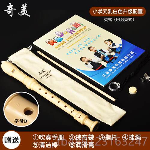 正品奇竖笛乐巴器儿童初专学笛子8孔业八孔英式小学生美高音直笛