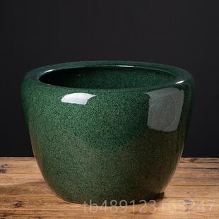 正品景镇陶大缸庭瓷德院荷花睡莲缸大号种树花盆客特厅阳台金鱼乌