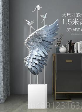 正品创荷花客厅摆件大型意地电视柜旁室玄关办公装饰品落乔迁新居
