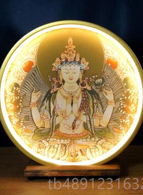 正品礼佛用品LED龛景明灯佛佛堂供长桌佛像背景灯挂背墙佛台佛光