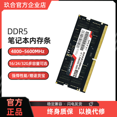 玖合DDR5笔记本内存条48005600