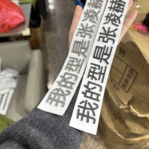 我的理想型是张凌赫汽车标贴搞笑
