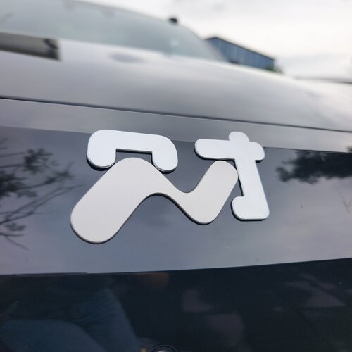 乐道车标改装财字汽车贴3D立体创意文字装饰车标贴原车材质不伤漆