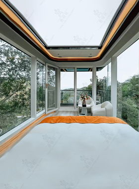 户外摄影基地旅游景点未来舱房 网红科技睡眠民宿 景区游客休息室